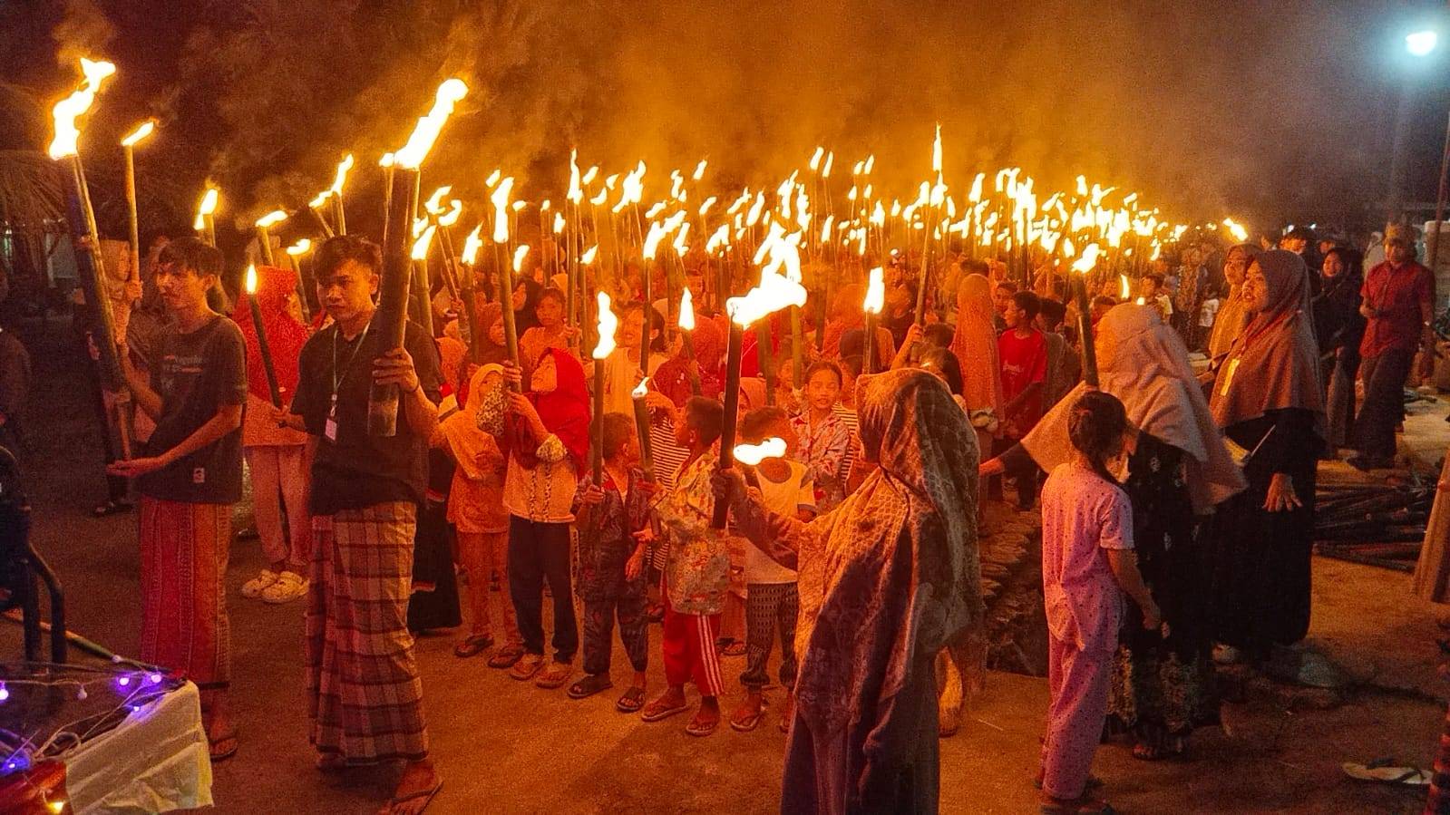Pawai 1000 Obor Malam Takbir Lebaran tahun 2023