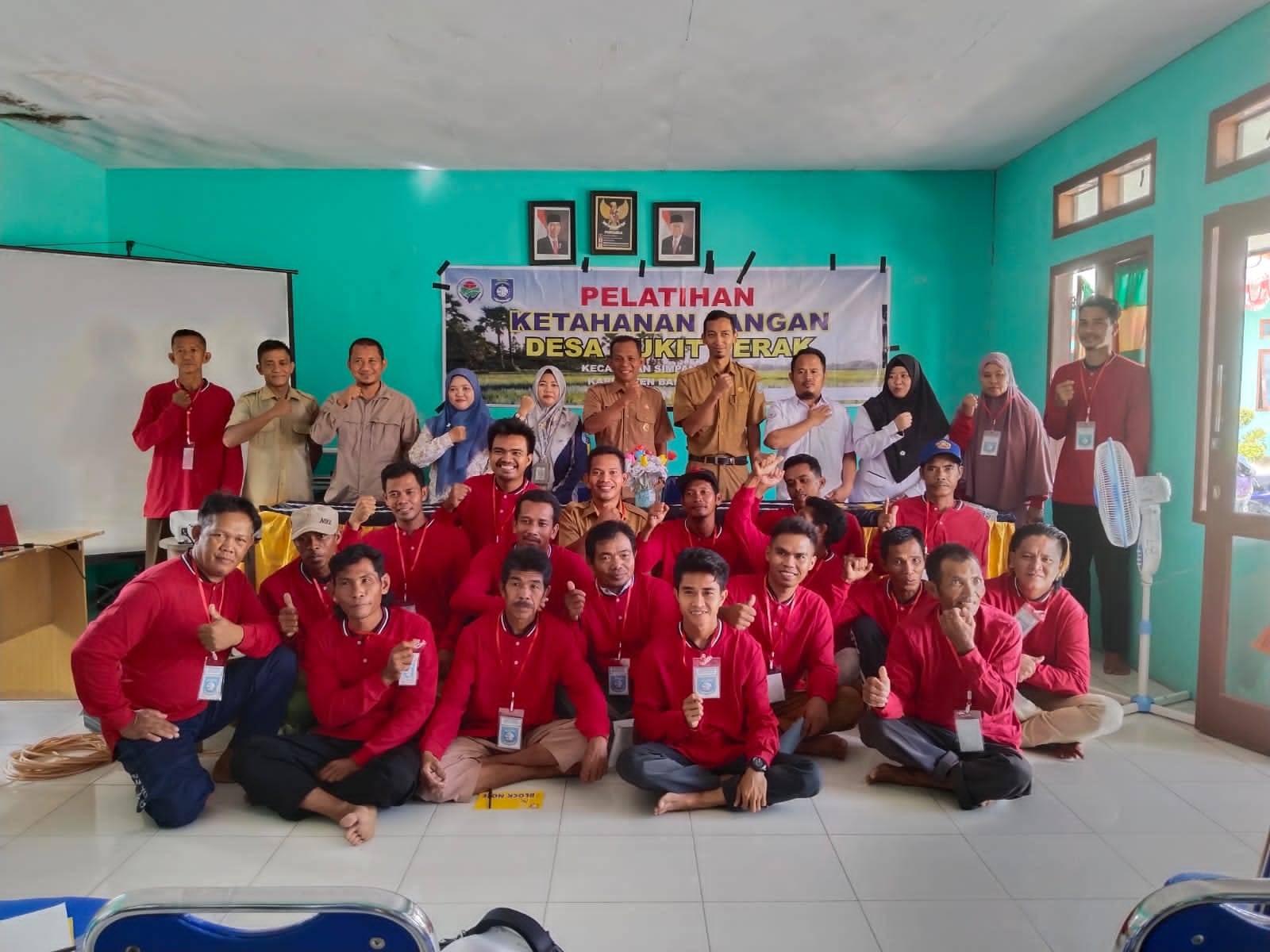 Pelatihan Ketahanan Pangan (Ketapang) cara membudidayakan Cabai, Pemeliharaan Uggas da budi daya ikan air tawar Tahun 2023 